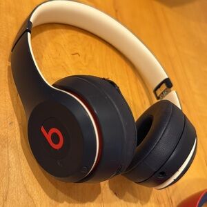 Premium Black and White Over-Ear Headphones